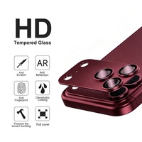 Protection d'objectif d'appareil photo pour téléphone, couverture intégrale en métal, anti-effraction, sans bulles, anti-chute, 9H pour iPhone 17, 17 Pro, 17 Pro Max, 18 Pro, 18 Pro Max