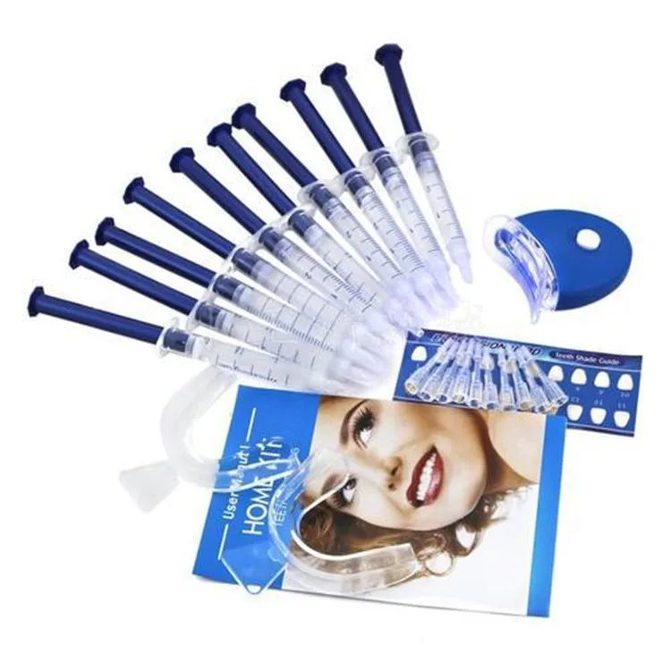 Non Peroxide CE Approved OEM Private Logo LED Light Portable Home Dental Tooth Teeth Whitening Kit
