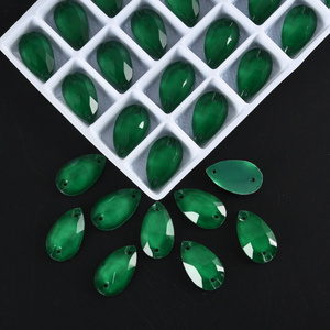 OLeeya Popolari Cristalli 3A da Cucire, Grandi Forme, Colori Neon Personalizzati, Strass Flatback da Cucire, Pietre di Vetro per Abiti da Ballo - Product Image 5