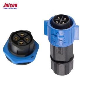 15a 4 ליבה m19 ip67 אוניברסלי סוללה כוח נקבה תקע מחבר רכב צמח אור מנעול מהיר עמיד למים מחבר - Product Image 1