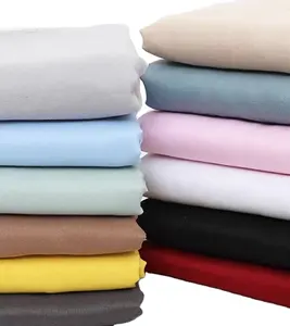 Çin fabrika kaynağı ev tekstili kumaş için % 100% polyester 70-120gsm kumlu kumaş