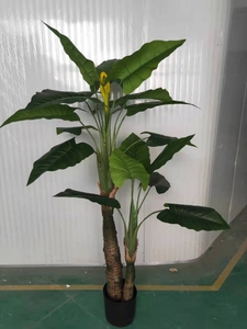 2023 nouveau Design imitation plantes grande feuille petit Faux vert en <span class=keywords><strong>pot</strong></span> bonsaï artificiel arc-en-ciel Taro plante pour la maison et le jardin décor - Product Image 5