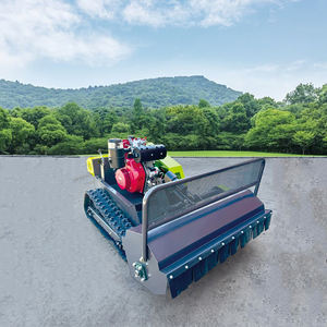 1000 Series Industrial <b>Self</b>-<b>Propelled</b> 4-Stroke Gasoline Flail Cutter Engine Adjustable Height Steel Chassis Remote Control <b>Lawn</b> - Product Image 4