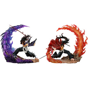 Figurines d'anime <span class=keywords><strong>Demon</strong></span> <span class=keywords><strong>Slayer</strong></span> en gros, série Douze lunes fantômes, <span class=keywords><strong>Kokushibou</strong></span> PVC 22,5 cm, boîte de couleur, figurine d'action, modèle de décoration, jouets - Product Image 1