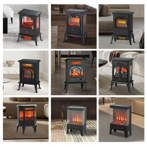 1500W Realista <span class=keywords><strong>Efecto</strong></span> de <span class=keywords><strong>llama</strong></span> 3D Calor infrarrojo Interior Sala de estar Espacio <span class=keywords><strong>Estufa</strong></span> manual Calentador Independiente <span class=keywords><strong>Estufa</strong></span> eléctrica Chimenea - Product Image 2