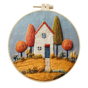 Kit <span class=keywords><strong>de</strong></span> <span class=keywords><strong>broderie</strong></span> artisanale DIY Kit <span class=keywords><strong>de</strong></span> <span class=keywords><strong>broderie</strong></span> personnalisé pour débutants au <span class=keywords><strong>point</strong></span> <span class=keywords><strong>de</strong></span> <span class=keywords><strong>croix</strong></span> - Product Image 3