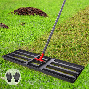 JH-Mech Équipement de terrain de <span class=keywords><strong>golf</strong></span> robuste Niveau de facilité Sol Sable Saleté Surfaces Râteau de nivellement de pelouse peint durable - Product Image 2