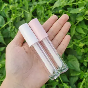 5ミリリットルPrivate Label Clear Empty Lip Gloss Tube With Big Brush