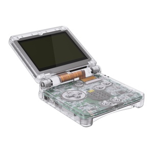 Crystal Clear Full Housing <b>Kit</b> for Gameboy Advance SP Replacement Case <b>DIY</b> Repair Shell & Button Set for GBA SP - Product Image 2
