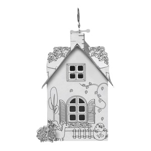 Set di Giocattoli per Disegno 3D Graffiti Sapling, <span class=keywords><strong>Mini</strong></span> Villa Educativa, Casa delle Bambole in Cartone, Costruzione Fai-da-Te e Pittura a Colori per Bambini - Product Image 1