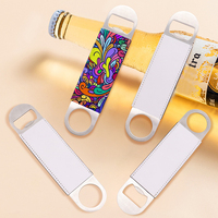 Ouvre-bouteille de bière de luxe Cadeau Ouvre-bouteille en métal sublimé touristique en cuir