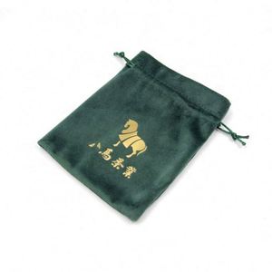 Hot Selling Custom Logo Printed Velvet <b>Drawstring</b> Bag Mini Gift Packaging <b>Pouch</b> for Promotional Sportpacks - Product Image 3