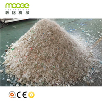 Déchiqueteuse industrielle à double ou simple axe pour sacs FIBC en film PP/PE, avec PLC automatique, robuste, pour la réduction de taille et le recyclage