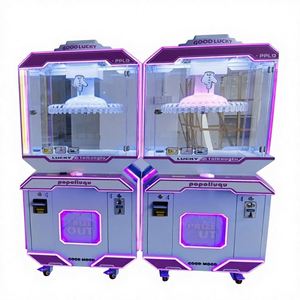 Máquina de garras comercial de conejo espacial, popular en Rusia, con sistema de monedas, para dos jugadores, compatible con billetes. - Product Image 1