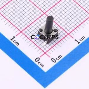 TS010-TBW1EH9.0 Tactile Switch SMD-4P,4.5x4.5mm Switch Single Pole Single Throw Round Button 1.8N Vertical Mount - Product Image 1