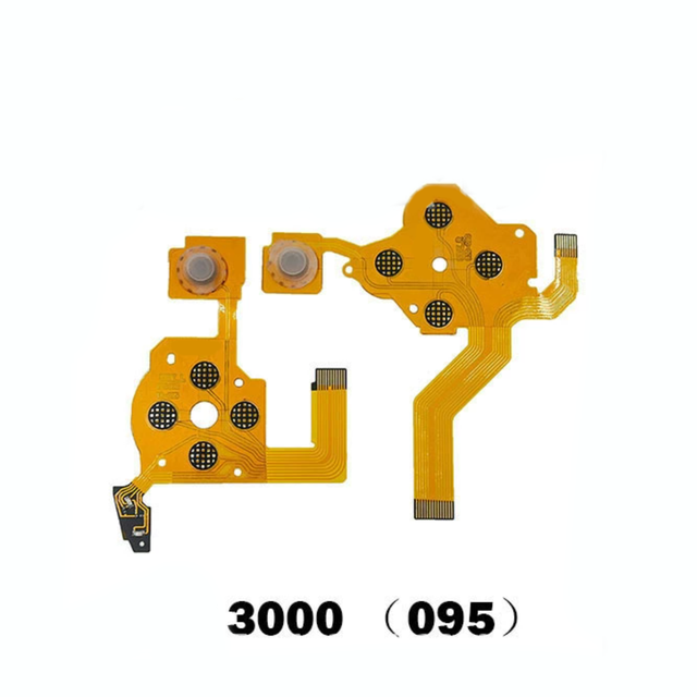 Conductive Film Ribbon Keypad Flex Cable for PSP1000/2000/3000/095 Console Part Left Right Buttons Conductive Film