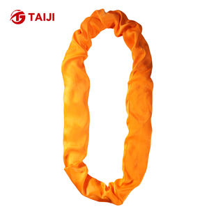 中国製<span class=keywords><strong>20</strong></span>トンポリエステルフレキシブルエンドレスリフティングストラップカスタムOemヘビーウェビングスリング - Product Image 2