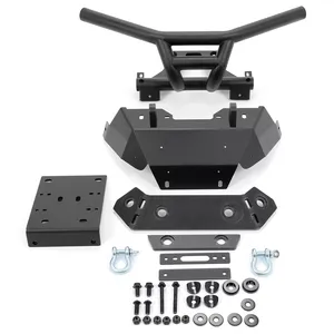 Parachoques Delantero de Acero con Soporte para Cabrestante para Can-Am <span class=keywords><strong>Maverick</strong></span> <span class=keywords><strong>X3</strong></span> y <span class=keywords><strong>X3</strong></span> <span class=keywords><strong>MAX</strong></span> Modelo 17-24 - Product Image 3