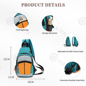 FULIYA Multi <span class=keywords><strong>Type</strong></span> coloré poitrine sacs mode décontracté Anti-vol Messenger sac à bandoulière fronde sac à dos pour garçons et filles - Product Image 4