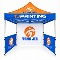 Tente publicitaire en aluminium personnalisée avec impression couleur, 3 x 3, 3 x 4,5, 3 x 6 m, imperméable, pour exposition