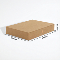 Boîte cadeau personnalisée en forme de livre, en carton rigide magnétique, avec impression de logo, pour l'emballage de cadeaux
