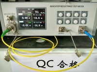 Test de réflexion de haute qualité testeur de perte de retour d'insertion cordon de raccordement à fibres optiques Machine d'essai de câble IL & RL
