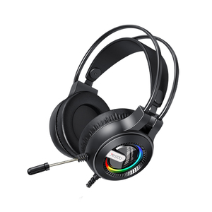 EK02 YESIDO avec Lumière RGB Casque de Jeu Professionnel avec Basses, Écouteurs Confortables et Arceau en Métal - Product Image 1