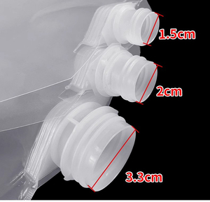 Pochettes à bec verseur pour emballage de bière et vodka 1L 2L 3L 5L, résistantes à l'humidité, avec impression hélio, épaissies, pour stockage de céréales, transparentes - Product Image 6