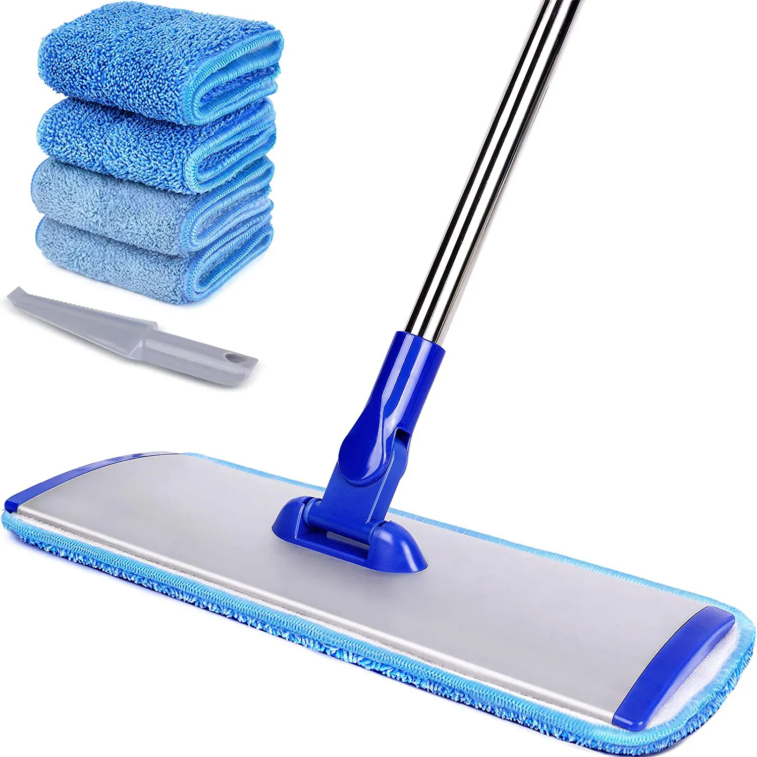 Home cleaning tools Aluminum plate microfiber floor cleaning mop magic flat mop new microfiber cloth mop