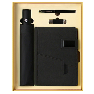 Coffret cadeau <span class=keywords><strong>de</strong></span> luxe pour la Saint-Valentin avec stylo à clé USB pour ordinateur portable parapluie automatique Boîte promotionnelle personnalisée pour employés - Product Image 4