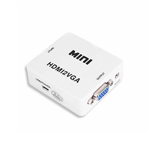 Convertidor MINI HD2VGA a Precio <span class=keywords><strong>de</strong></span> Fábrica, Adaptador <span class=keywords><strong>de</strong></span> 1080P HD a VGA con <span class=keywords><strong>Audio</strong></span> <span class=keywords><strong>para</strong></span> Computadora, Macho-Hembra, Caja <span class=keywords><strong>de</strong></span> Color - Product Image 2
