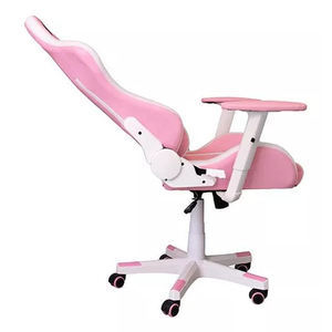 Reposabrazos ajustables en altura, silla de <span class=keywords><strong>escritorio</strong></span> <span class=keywords><strong>para</strong></span> PC, iluminación LED RGB, silla ergonómica <span class=keywords><strong>para</strong></span> juegos, altavoces, bonita silla rosa <span class=keywords><strong>para</strong></span> jugadores <span class=keywords><strong>para</strong></span> <span class=keywords><strong>niñas</strong></span> - Product Image 2