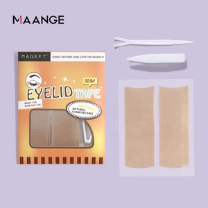 MAANGE Outils de maquillage des yeux, pinces, colle pour cils, ruban adhésif respirant mat imperméable invisible pour paupières doubles - Product Image 5