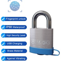 Prymok — cadenas de protection, IP68, avec verrouillage de verrouillage par empreinte digitale, porte intelligente, sans clé