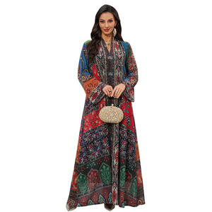 Vestido de Fiesta Eid para Mujeres Musulmanas, Abaya, Vestidos Largos, Estampado Ramadán, Diamantes, Caftán Marroquí, Túnica de Oración, Abayas Dubai Longue 2026 - Product Image 5