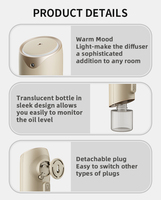 Diffuseur d'huiles essentielles automatique sans eau personnalisé, machine électrique à brancher sur prise murale, diffuseur de parfum portable pour la maison et l'hôtel, application