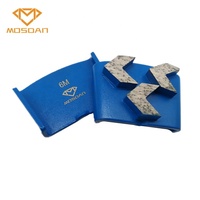 Ez Change plaque de meulage diamant à trois flèches en métal pour la préparation du béton