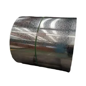 Spangle G30 G40 G60 G90 Chapa de ferro galvanizado para sucata, bobina de aço galvanizado regular, bobina galvanizada