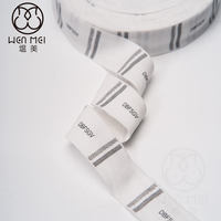 Sangle en nylon imprimée sur mesure, logo et texte imprimés en blanc, ruban en nylon pour vêtements, lingerie et accessoires