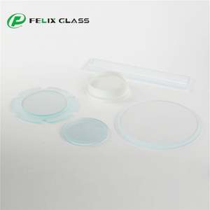 FELIX GLASS Paneles de Vidrio Modernos en Forma de Disco, Vidrio Templado de Alta Transmitancia, Acabado Pulido, Componentes de Iluminación Elegantes en Capas - Product Image 4