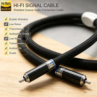 Câble audio coaxial YIVO XSSH, conducteur en cuivre pur, fiche plaquée rhodium, diamètre 11 mm, câble de signal Hi-Fi blindé