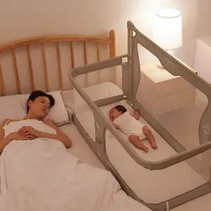 2023 New Baby Room Furniture Elegante multi-purpose berço para Bebês Cama de berço portátil