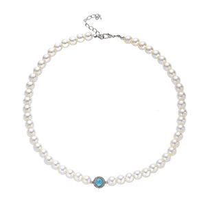 Shijia Zhengyuan Pearl Necklace AAA Grade Ocean Heart Design Elegant Collarbone Chain For Women Everyday Wear - Product Image 4