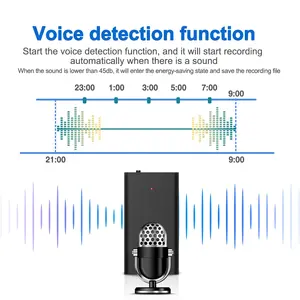 QZT Mini registratore Audio Audio piccoli registratori vocali digitali