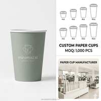 Gobelet en carton ondulé recyclable imprimé offset pour boissons froides, idéal pour les lattes glacés et les cold brews – Prix usine, OEM disponible