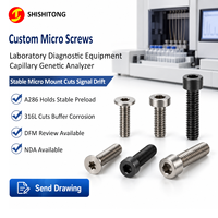 Produsen Sekrup Mikro Khusus Ulir Halus Kepala Rendah Torx Hex Socket untuk Sistem Analisa Elektroforesis Kapiler