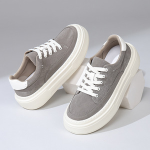 Zapatillas de Lona 2026 Estilo Coreano, Ligeras, con Suela Suave, Transpirables, Blancas, Casuales y Modernas para Hombre - Product Image 4