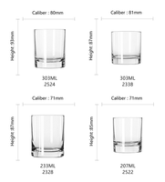 Verres à whisky Libbey à base épaisse, lot de 48, transparents, pour bougies, activités religieuses, mariages, en stock