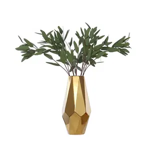 Vaso da Tavolo Grande in <span class=keywords><strong>Ceramica</strong></span> con Fiori Artificiali Personalizzabili, Design Moderno per Decorazioni Matrimoniali - Product Image 1