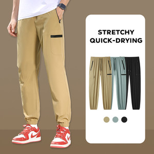 Respirável poliéster de secagem rápida Desempenho Plus Size Womens Slim Fit Pants-Confortável para negócios e esportes na Austrália - Product Image 4